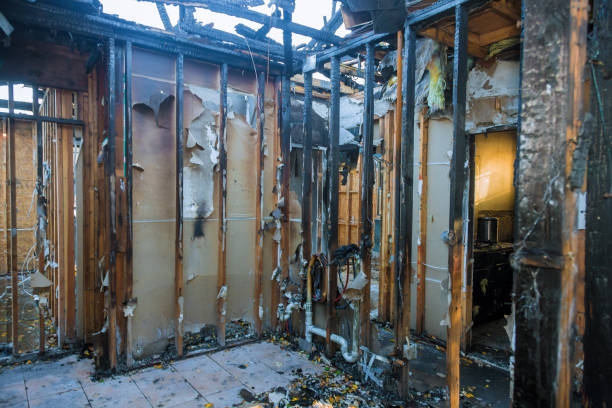 Professional Firefighting Water Removal technician working in Thornton, PA